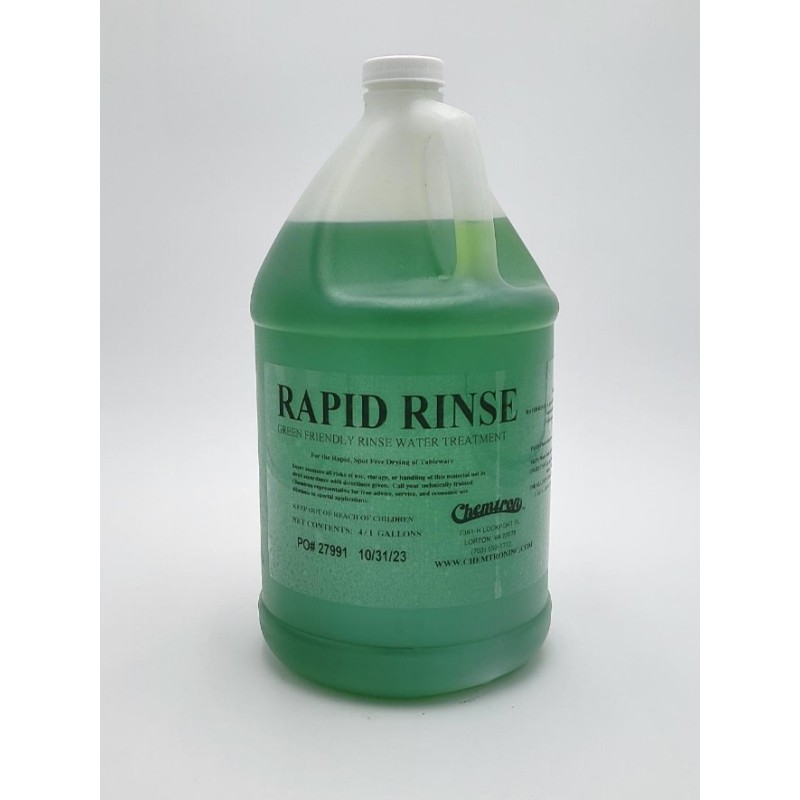 Rapid Rinse DFE approved green friendly
