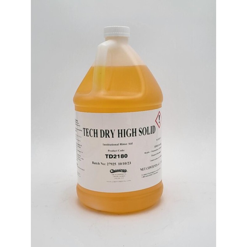 Tech Dry High Solid Rinse Aid